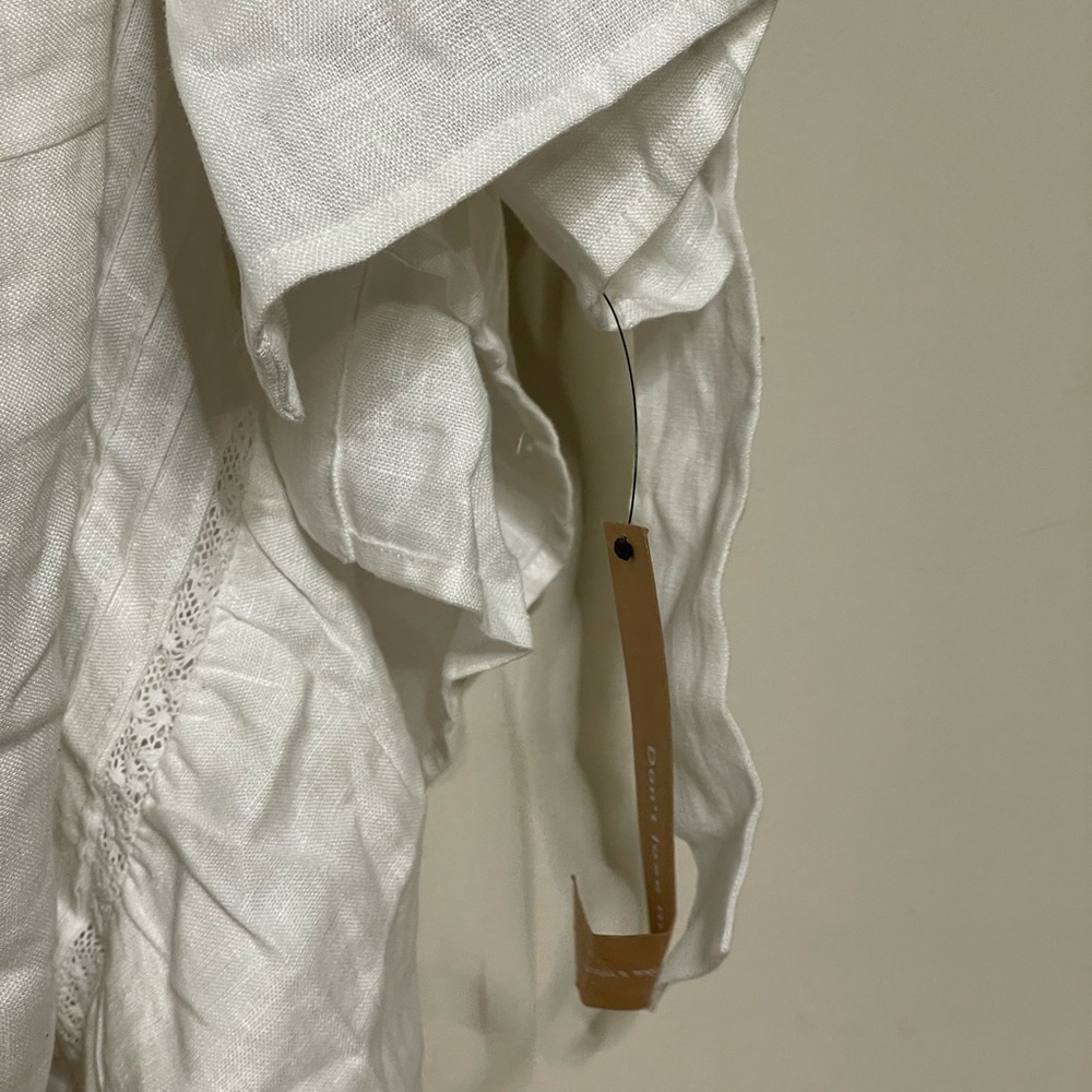 Reformation Lili Linen Midi Dress White - Picture 9 of 10